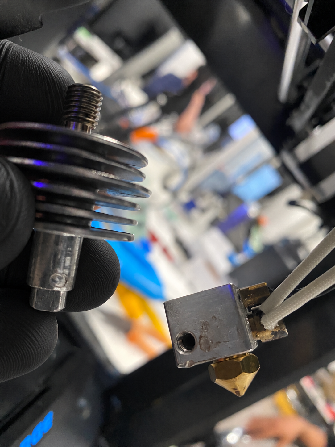 Role para ampliar ou reduzir. Clique duas vezes para restaurar. Componentes do hotend